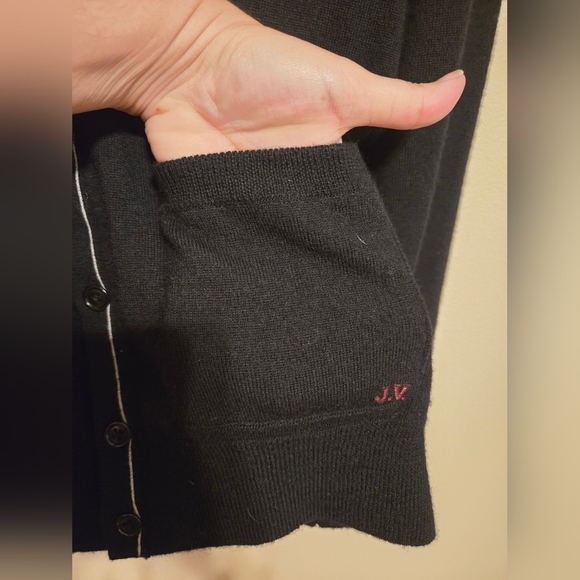 Converse John Varvatos One Star Black Wool Cardigan Mens Size 2 Medium Used - Picture 6 of 16